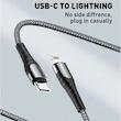 کابل تبدیل USB-C به لایتنینگ الدینیو مدل LC 112 طول 2 متر 