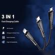 کابل تبدیل USB به Micro USB/ USB-C / لایتنینگ مک دودو مدل ca-696 طول 1.2 متر