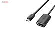 کابل تبدیل microUSB-B به USB-A OTG یونیتک مدل Y-C438GBK طول 0.2 متر