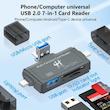 مبدل USB 3.0 OTG به USB-C/ MICROUSB/ لایتنینگ هارمن مدل CARDREADER PRO