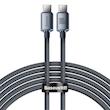 کابل USB-C بیسوس مدل Crystal Shine 100W New Pack طول 2 متر