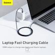کابل USB-C بیسوس مدل Crystal Shine 100W New Pack طول 2 متر