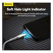 کابل تبدیل USB به USB-C بیسوس مدل  Glimmer Series Fast 100w طول 1 متر