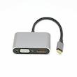 مبدل USB-C به HDMI/VGA کی نت مدل K-COUC30HV