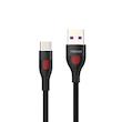 کابل USB به USB-C هترون مدل HC303HB طول 1 متر