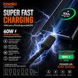 کابل شارژ USB-C توکی مدل 60W با طول ۱ متر 
