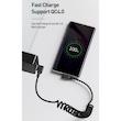 کابل تبدیل USB به USB-C مک دودو مدل Type-C Data Coiled طول 1.8 متر