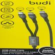 کابل تبدیل USB-C یک به دو  بودی مدل DC210C2C12B توان 65 وات طول 1.2 متر