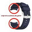 بند مسیر مدل Silicone Sport Fit مناسب برای ساعت هوشمند سامسونگ Galaxy Watch 7 40mm / Watch 7 44mm / Watch FE 40mm