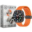 بند مسیر مدل Silicone Breathable Magnetic مناسب برای ساعت هوشمند سامسونگ Galaxy Watch Ultra 47mm