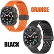 بند مسیر مدل Silicone Breathable Magnetic مناسب برای ساعت هوشمند سامسونگ Galaxy Watch Ultra 47mm