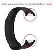بند مسیر مدل SilBelt PMMA مناسب برای ساعت هوشمند شیائومی Mi Band 9 به همراه محافظ صفحه نمایش