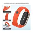 بند مسیر مدل SilBelt PMMA مناسب برای ساعت هوشمند شیائومی Mi Band 9 به همراه محافظ صفحه نمایش
