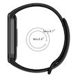 بند مسیر مدل SilBelt PMMA مناسب برای ساعت هوشمند شیائومی Mi Band 9 به همراه محافظ صفحه نمایش