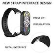 بند مسیر مدل SilBelt PMMA مناسب برای ساعت هوشمند شیائومی Mi Band 9 به همراه محافظ صفحه نمایش