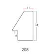 قاب عکس بکلیت مدل دیواری A6-10x15-208