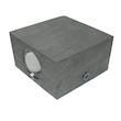 چراغ دکوراتیو 2 وات روشنایی آیدین مدل مربع کد B126-2S  