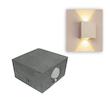 چراغ دکوراتیو 2 وات روشنایی آیدین مدل مربع کد B126-2S  