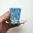 قاب چراغ هالوژن مدل دکوراتیو طرح کریستال پایه G4 کد G18 بسته 2 عددی