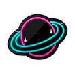 چراغ دیواری نئون دیزاین مدل Planet-BL_MLC