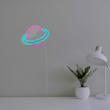 چراغ دیواری نئون دیزاین طرح Planet_PN
