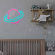 چراغ دیواری نئون دیزاین طرح Planet_PN