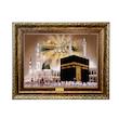 تابلو فرش ماشینی نقش نگار رضوی طرح کعبه کد 532H