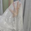 پرده تیکو دکو مدل حریر ژورژت طلاکوب سایز 150x280 سانتیمتر مجموعه دو عددی