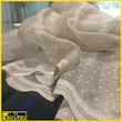 پرده تیکو دکو مدل دوخت ساده تور راشل کادکا شبنم دالبوردار  سایز 280 × 300 سانتی‌متر