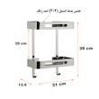 قفسه حمام دلفین مدل KH-V-2-C