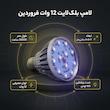 لامپ بلک لایت 12 وات فروردین مدل فرابنفش E27 UVA