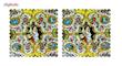 رومیزی رنس مدل T3-42020 سایز 40x40 سانتی متر مجموعه 2 عددی