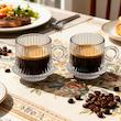 فنجان دلی سوگا مدل شیاردار و فانتزی کد B900 بسته 6 عددی