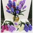 دسته گل مصنوعی مدل سنبل 7 بازو کد LIN.1040