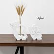 گلدان دکوری مدل نقشه ایران باستانی طرح گلجای کد 01 مجموعه 2 عددی