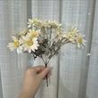 گل مصنوعی مدل بوته گل بابونه مارگریت