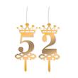 شمع تولد مدل عدد 25 یا 52 مجموعه دو عددی