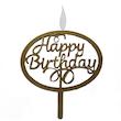 شمع تولد طرح happy birthday مدل مولتی