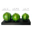 شمع هندوانه مدل یلدا مجموعه ۳ عددی