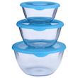 ظرف نگهدارنده شیشه و بلور اصفهان مدل رز کد 941 مجموعه 3 عددی 