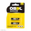 باتری نیم قلمی اوسل مدل Alkaline LR03 AM-4 بسته ۸ عددی
