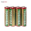 باتری قلمی توشیبا مدل Heavy Duty R6 بسته 4 عددی