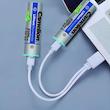 باتری قلمی قابل شارژ کملیون مدل USB-TYPE C 2200MAH بسته ۲ عددی