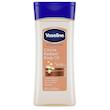 لوسیون بدن وازلین مدل Cocoa Body Oil حجم 200 میلی‌لیتر، حاوی ویتامین E و عصاره کره کاکائو، مناسب پوست خشک و حساس