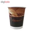 لیوان یکبار مصرف کاغذی الین پلاست مدل KGH3-40 بسته 40 عددی