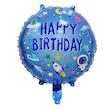 بادکنک فویلی لاکی بالونز مدل فضانورد طرح Happy Birthday کد 1238