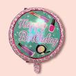 بادکنک فویلی طرح Happy Birthday