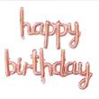 بادکنک فویلی مدل نوشته happy birthday