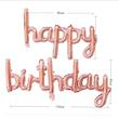 بادکنک فویلی مدل نوشته happy birthday