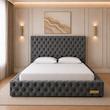 تخت خواب دونفره مدل روژان سایز 120×200 سانتی متر